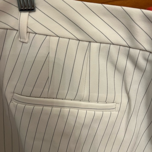 Banana Republic Suit , cream and gray pinstripe - Picture 5 of 10